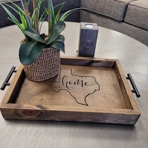 Solid Wood tray Handmade